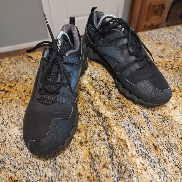 Reebok Black Running Shoes Size 9.5M ID 115407785 - Picture 1 of 13